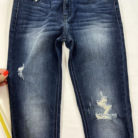 KanCan Skinny Destroys Stretch Denim Jeans KC8255D Size 26 - Picture 7 of 12